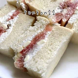 いちじくホイップサンドイッチ☆
